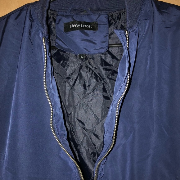 💙Navy Blue Bomber Jacket 💙 - Picture 2 of 5